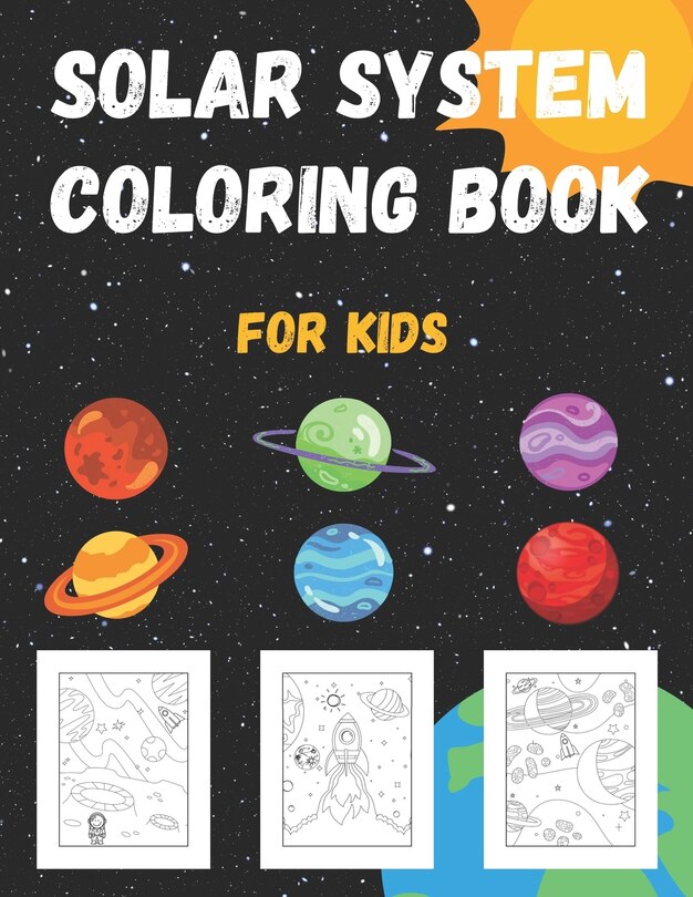 Front cover_Solar system coloring book