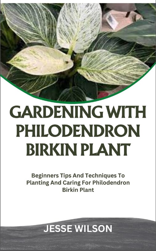 Couverture_Gardening with Philodendron Birkin Plant