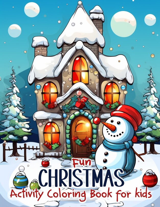 Couverture_Fun Christmas Activity Coloring Book for Kids