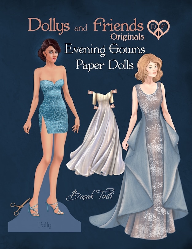 Couverture_Dollys and Friends Originals, Evening Gowns Paper Dolls