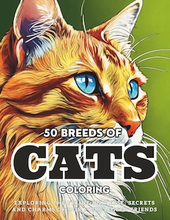 Couverture_50 Breeds Of Cats Coloring