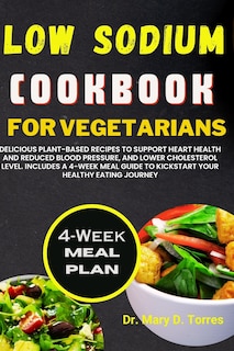 Front cover_Low Sodium Cookbook for Vegetarian