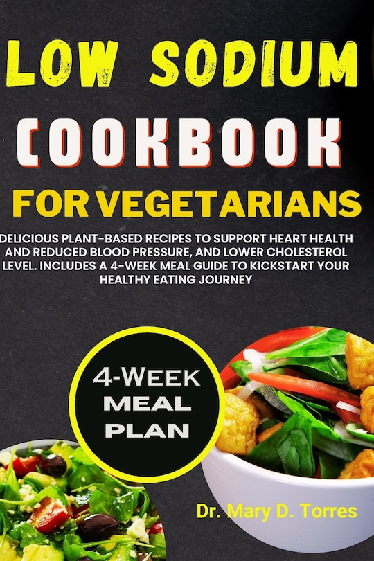 Front cover_Low Sodium Cookbook for Vegetarian