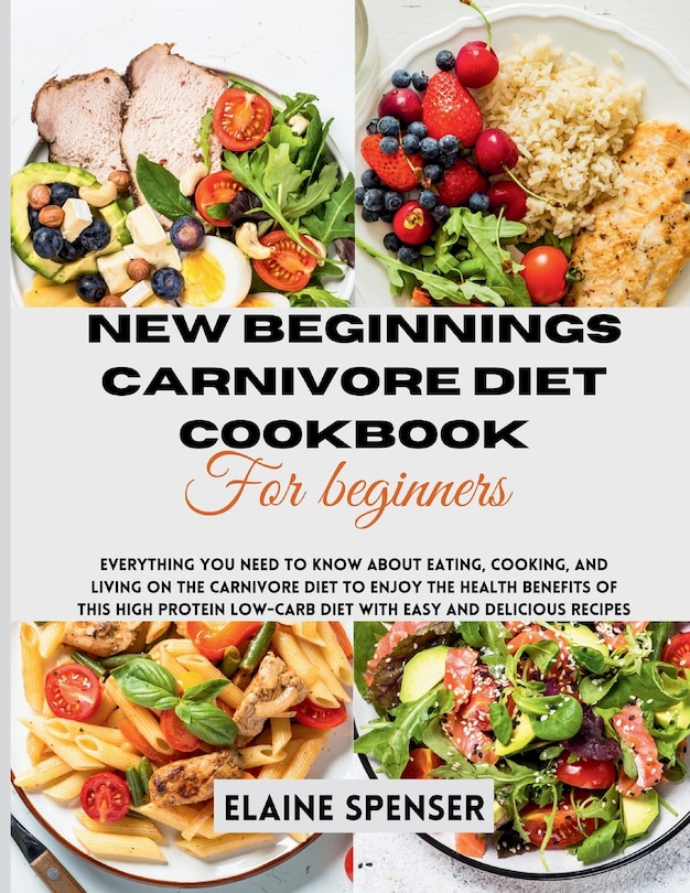 Front cover_New Beginnings Carnivore Diet Cookbook for Beginners