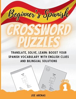 Front cover_Beginner's Spanish Crossword Puzzles
