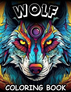 Front cover_Wolf coloring book