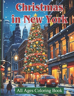 Couverture_Enchanting NYC Christmas Coloring Book for All Ages