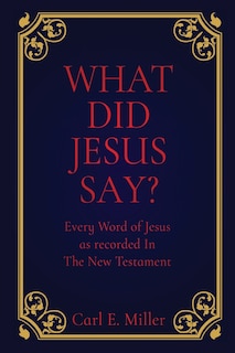 Front cover_What Did Jesus Say?