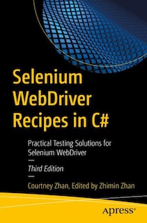 Front cover_Selenium WebDriver Recipes in C#