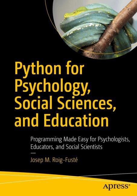 Front cover_Python for Psychology, Social Sciences, and Education