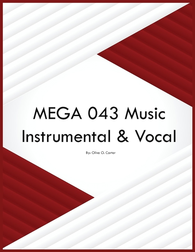 Front cover_MEGA 043 Music Instrumental & Vocal