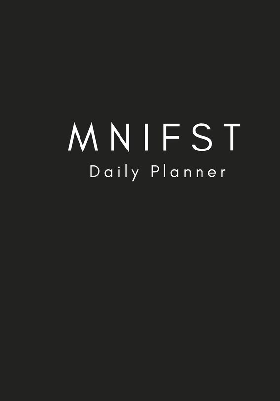 Front cover_Mnifst Daily Planner