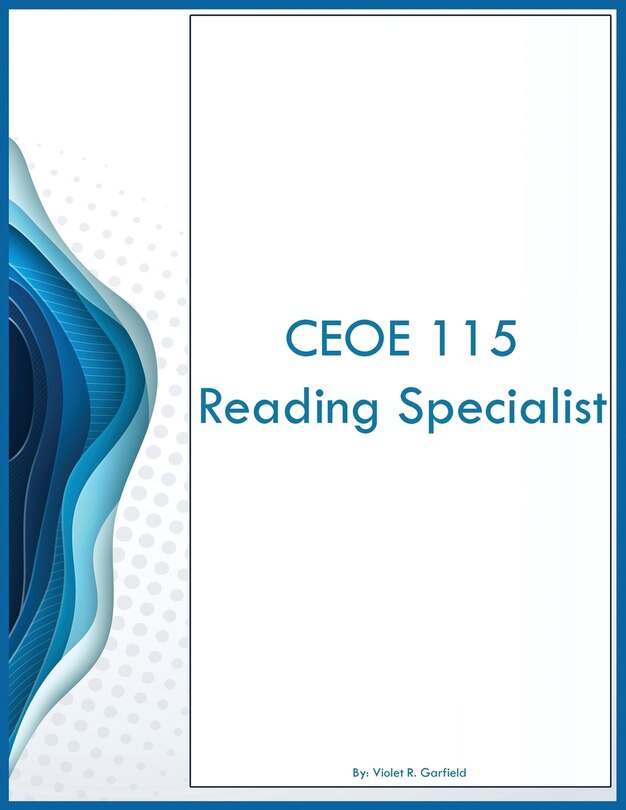 Front cover_CEOE 115 Reading Specialist