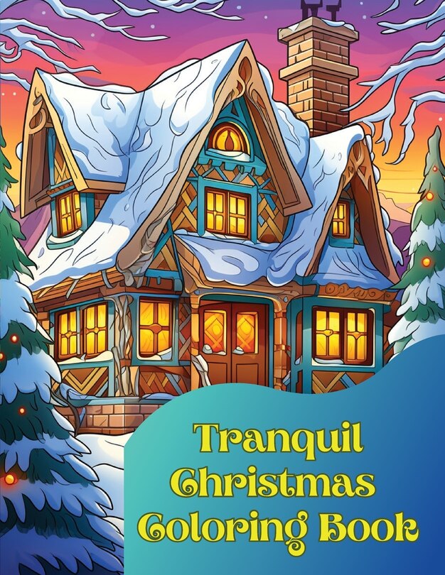 Front cover_Tranquil Christmas Coloring Book