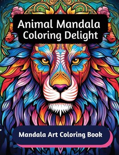 Front cover_Animal Mandala Coloring Delight