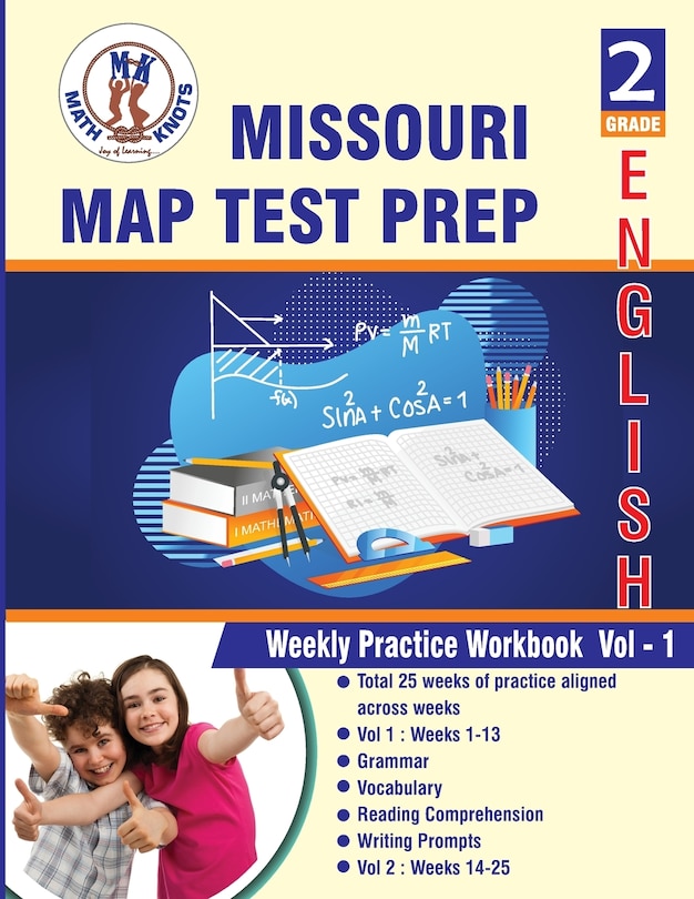 Front cover_Missouri Assessment Program (MAP), 2nd Grade ELA Test Prep
