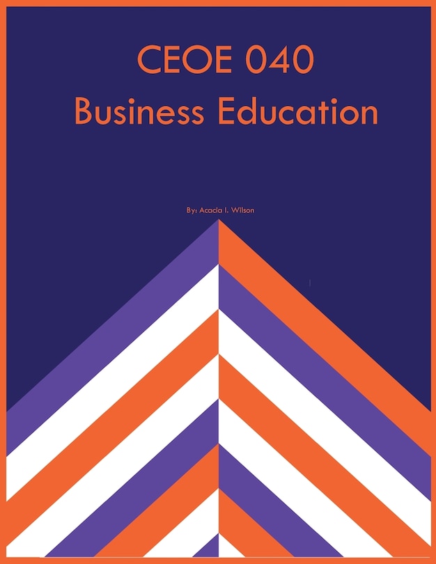 Front cover_CEOE 040 Business Education