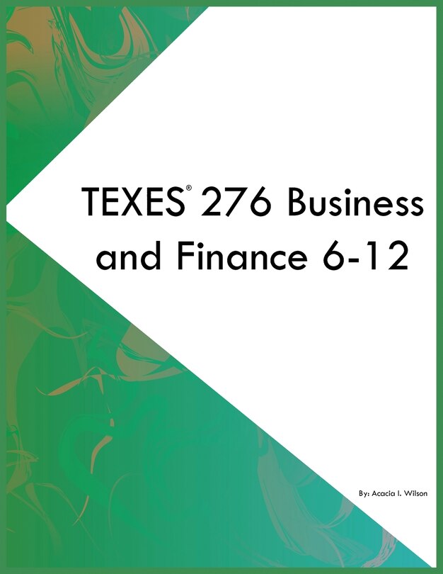 Front cover_TEXES 276 Business and Finance 6-12