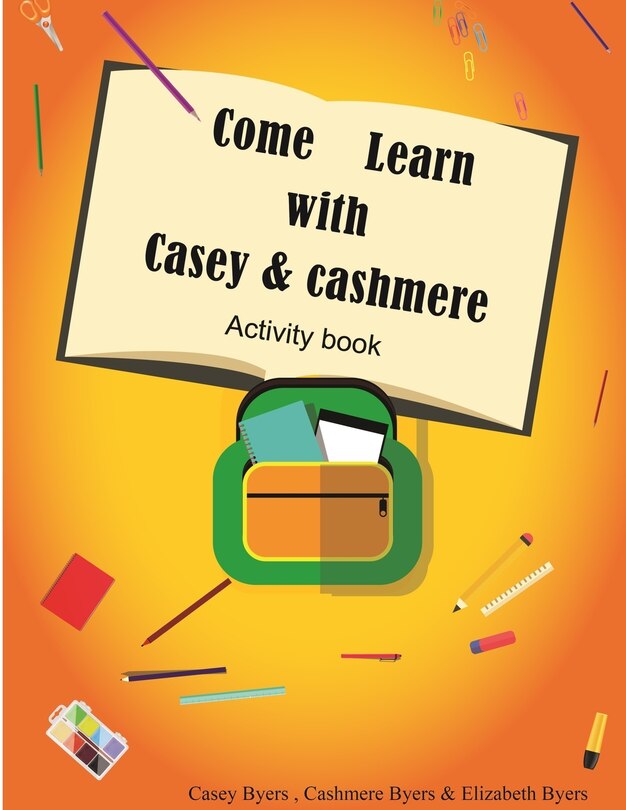 Couverture_Come Learn With Casey & Cashmere Activity Book!