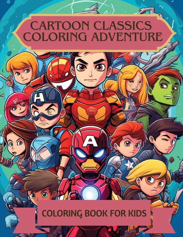 Front cover_Cartoon Classics Coloring Adventure