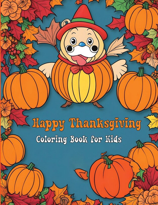 Couverture_Happy Thanksgiving Coloring Book for Kids