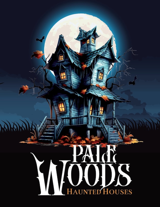 Front cover_Pale Woods Creepy Coloring Book