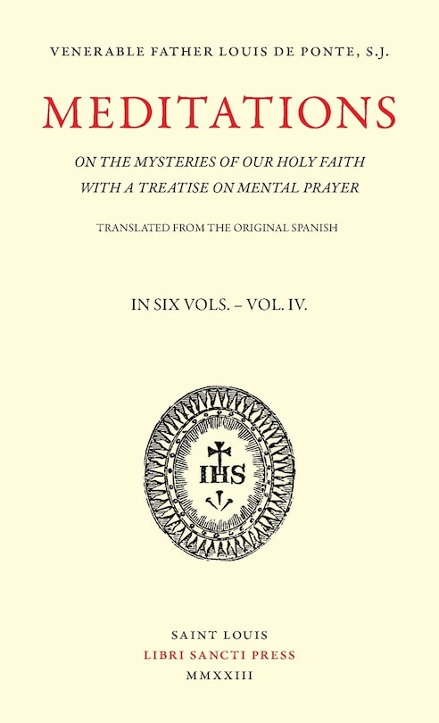 Couverture_Meditations on the Mysteries of Our Holy Faith - Volume 4