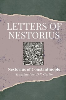 Front cover_Letters of Nestorius