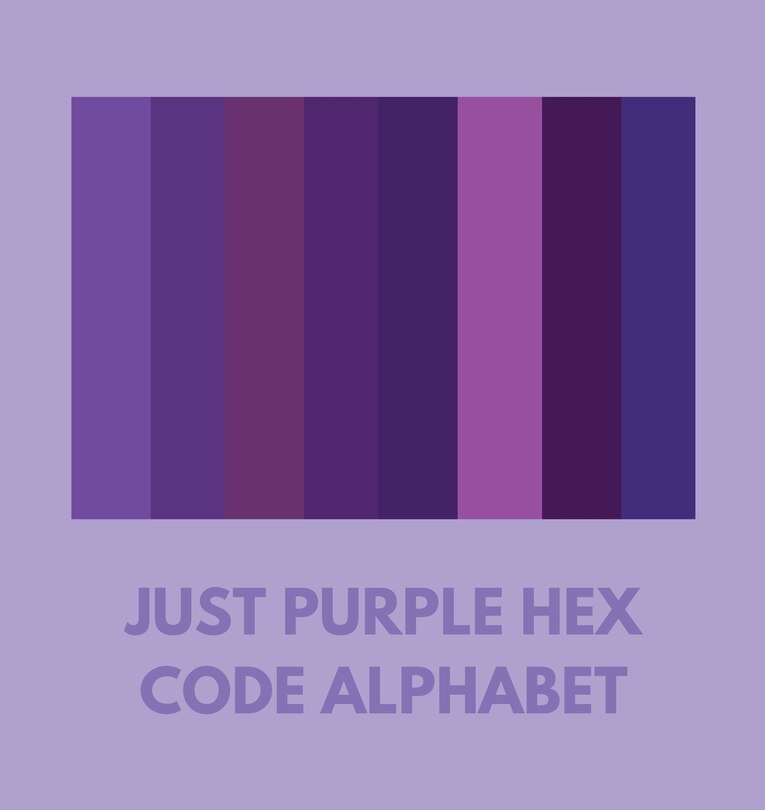 Couverture_Just Purple Hex Code Alphabet