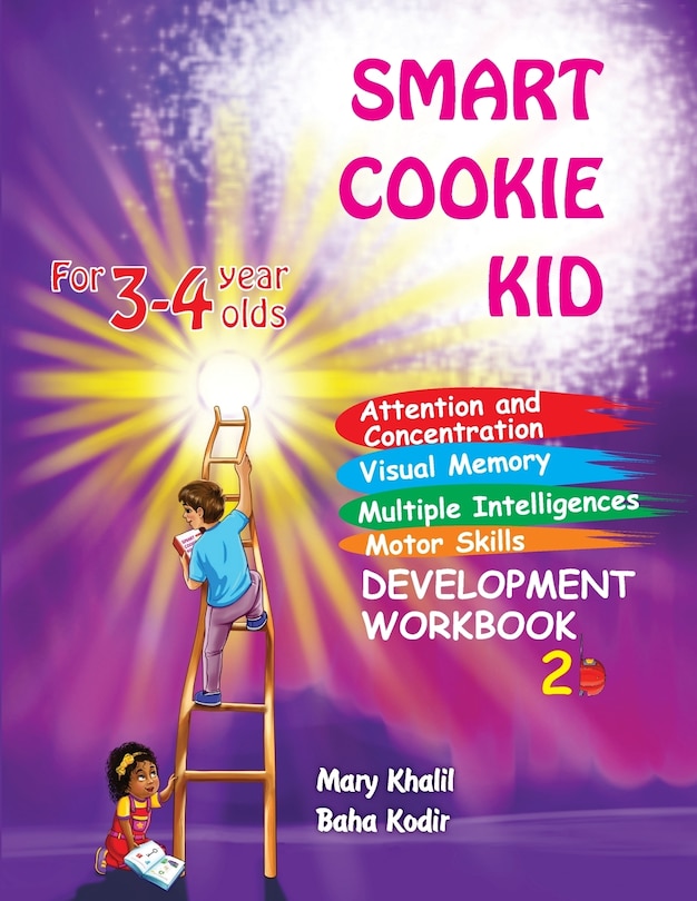 Couverture_Smart Cookie Kid For 3-4 Year Olds Attention and Concentration Visual Memory Multiple Intelligences Motor Skills Book 2B