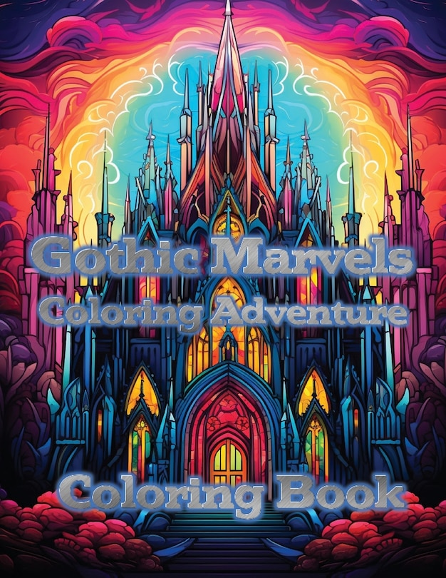 Front cover_Gothic Marvels Coloring Adventure