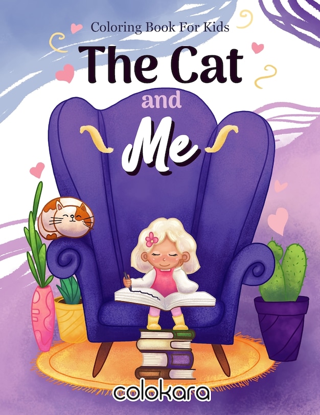 Front cover_The Cat and ME Coloring Book for Kids