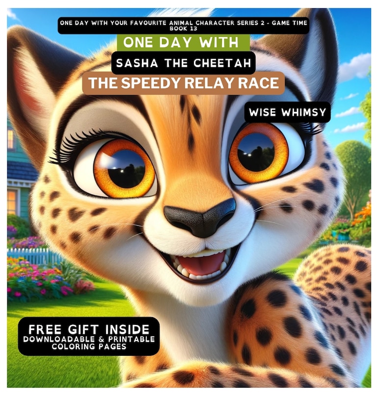 Front cover_One Day With Sasha the Cheetah