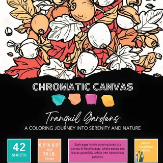 Front cover_Tranquil Gardens Coloring Book