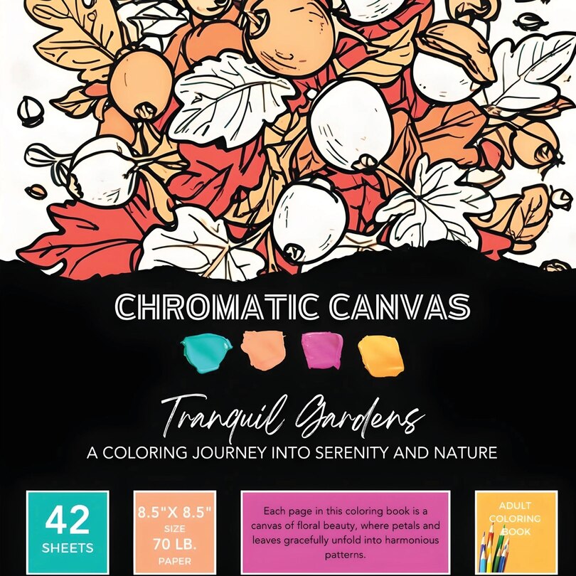 Front cover_Tranquil Gardens Coloring Book