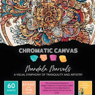 Front cover_Mandala Marvels Coloring Book