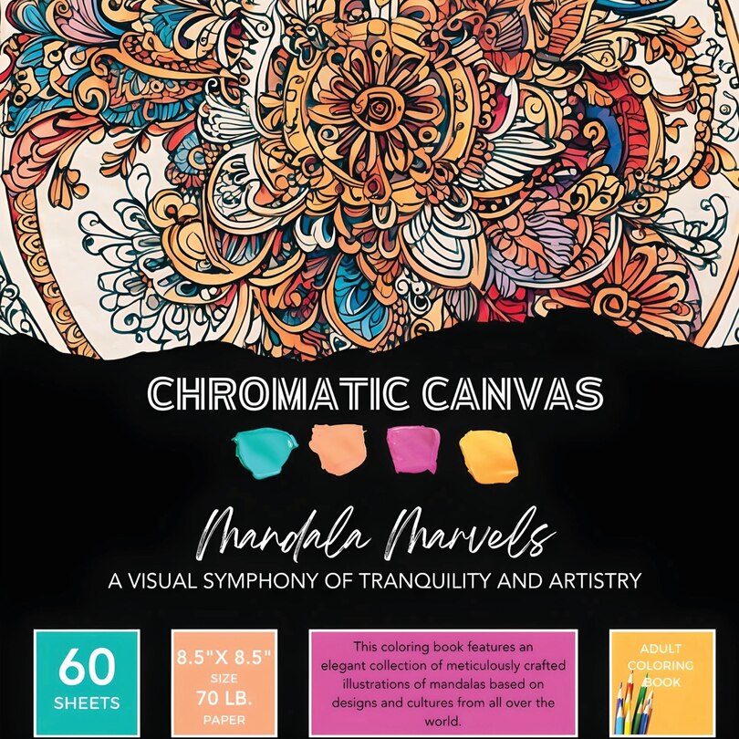 Front cover_Mandala Marvels Coloring Book