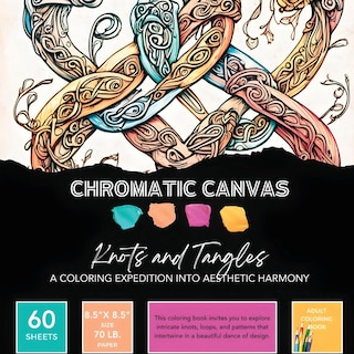 Front cover_Knots & Tangles Coloring Book