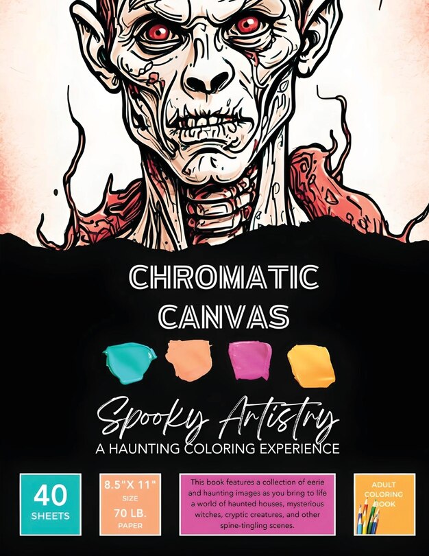 Front cover_Spooky Artistry Coloring Book