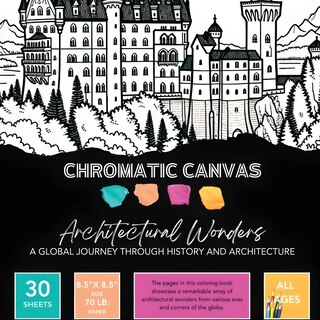 Front cover_Architectural Wonders of the World Coloring Book