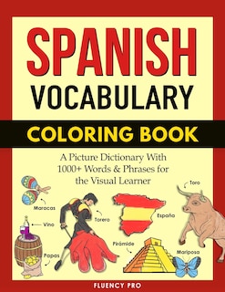 Couverture_Spanish Vocabulary Coloring Book