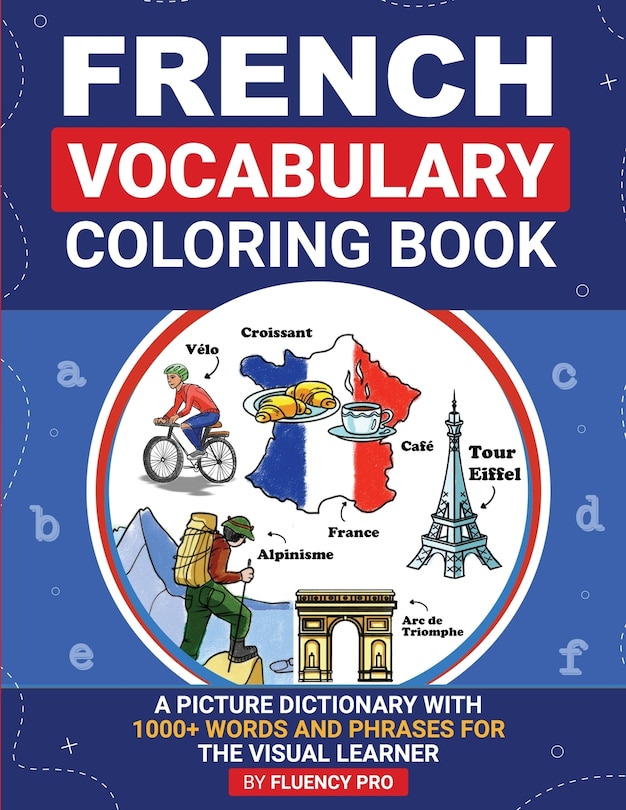 Couverture_French Vocabulary Coloring Book