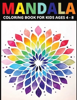 Front cover_Mandala Coloring Book for Kids Ages 4-8