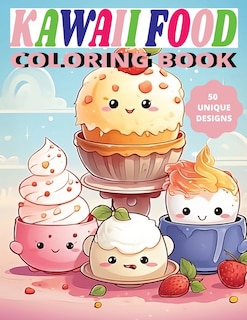 Front cover_Kawaii Food Coloring Book