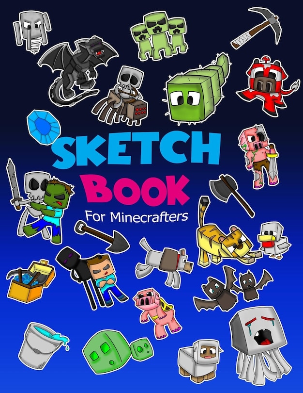 Front cover_Sketch Book for Minecrafters