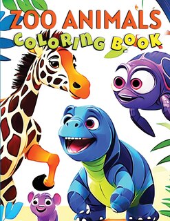 Front cover_ZOO Animals Coloring Book for Kids