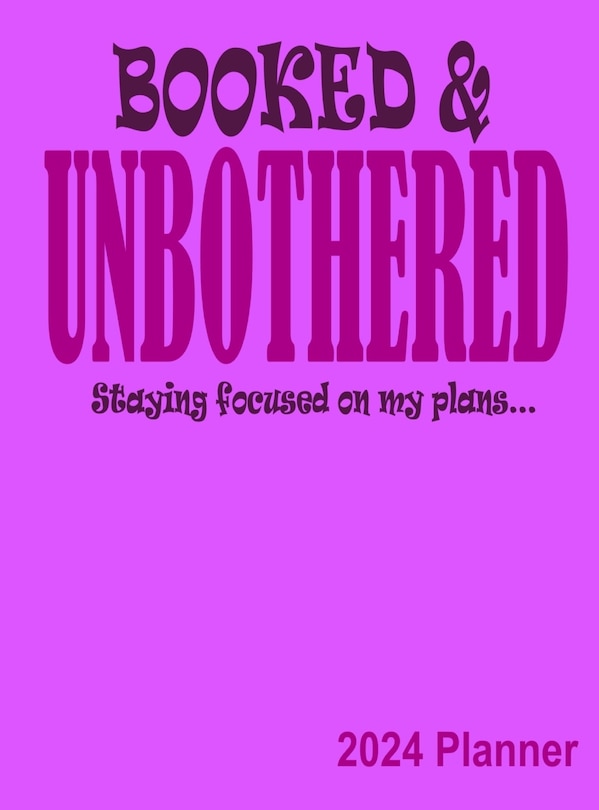 Front cover_Booked & Unbothered Planner 2024