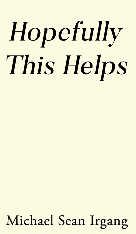 Front cover_Hopefully This Helps