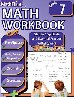 Couverture_MathFlare - Math Workbook 7th Grade