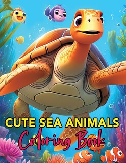 Front cover_Cute Sea Animals Coloring Book